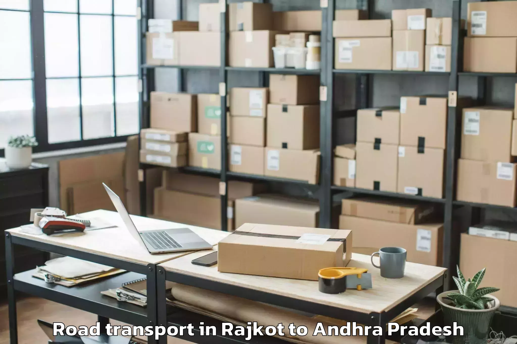 Book Rajkot to Kandukur Road Transport Online